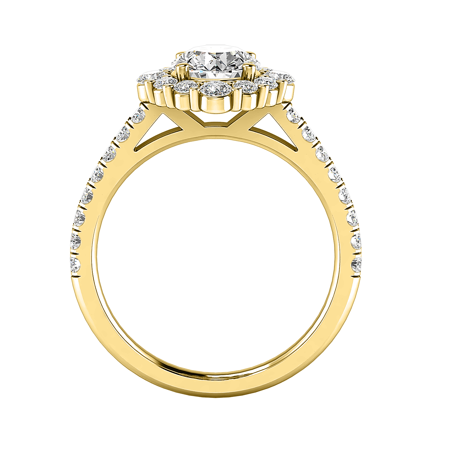 Hayden Halo Engagement Ring